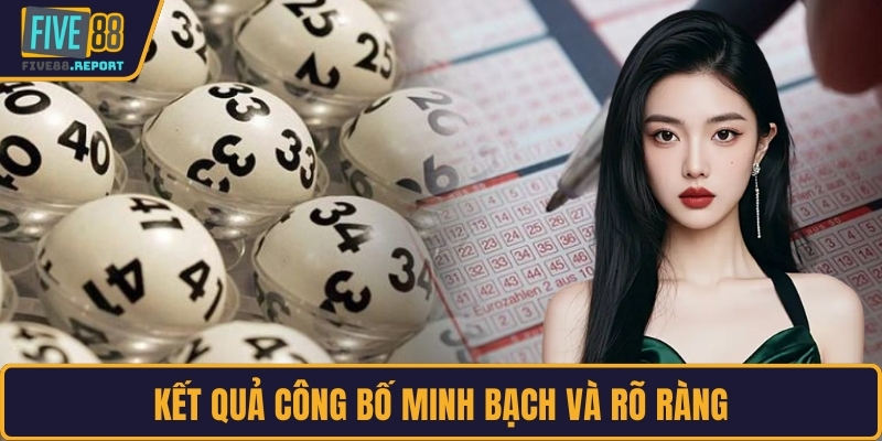 Kết quả công bố minh bạch và rõ ràng