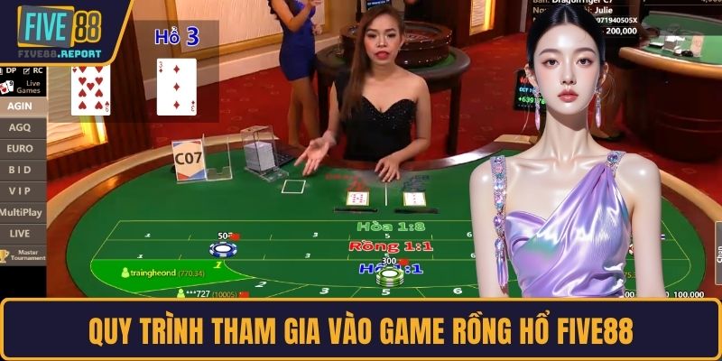 Quy trình tham gia vào game rồng hổ FIVE88