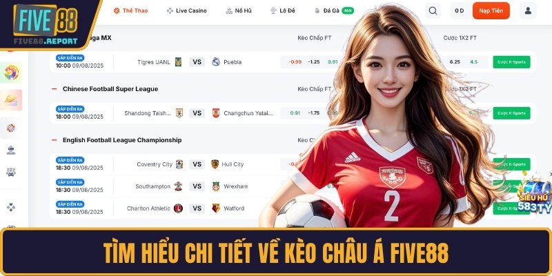 Tìm hiểu chi tiết về kèo Châu Á FIVE88